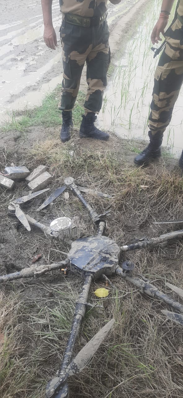 BSF shoots down Pakistani drone near International Border in Tarn Taran sector
