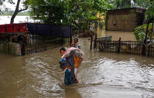 5 lakh people hit, one dead as flood situation in Assam worsens