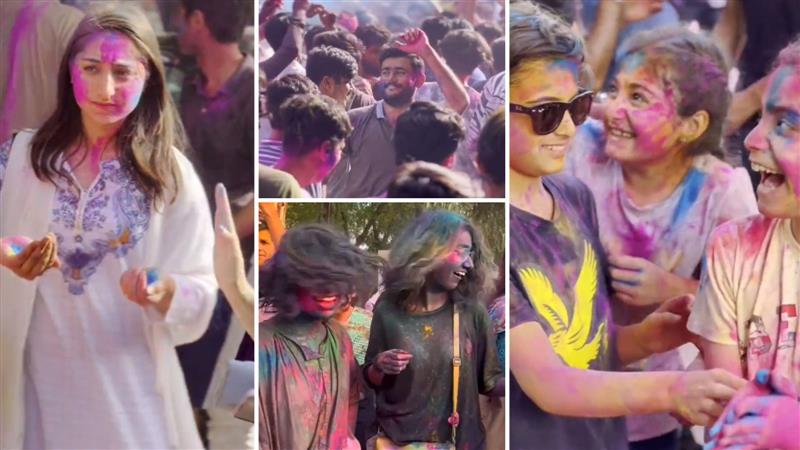 'Send them all to India': Pakistani students get disciplinary notice for celebrating Holi in university