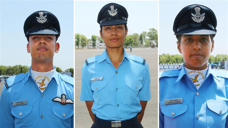 3 newly commissioned IAF officers from Haryana bag top honours at Air ...