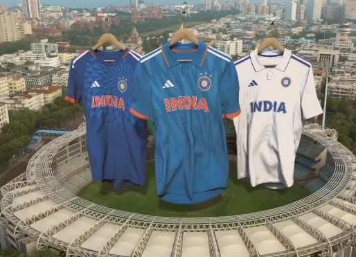 Team India's jerseys for all formats revealed ahead of WTC final against Australia