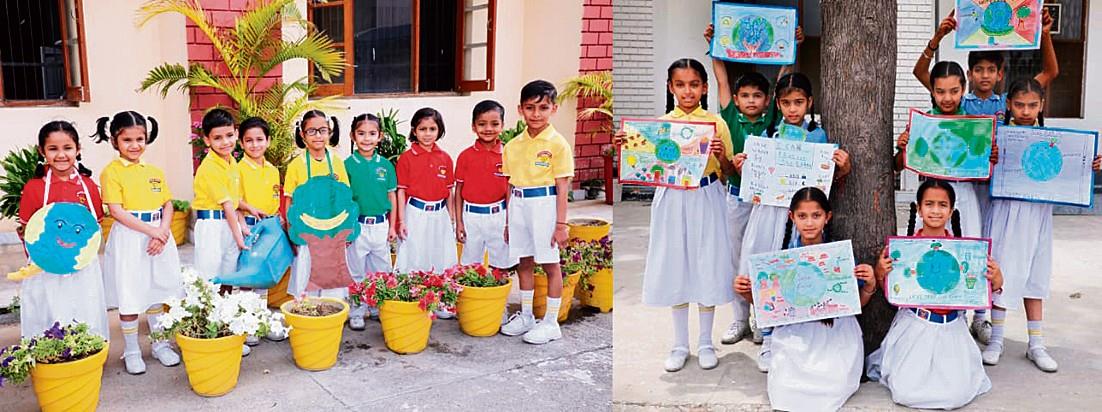 Environment-related contests at SD Public School, Jagadhri