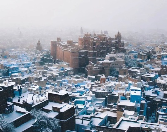 Ever imagined snow-clad Jodhpur, well see these mesmerizing AI-generated pictures which have stunned Internet