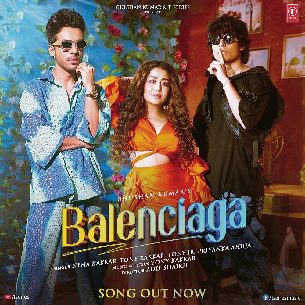 Neha Kakkar, Tony Kakkar and Tony Jr drop new Balenciaga : The India