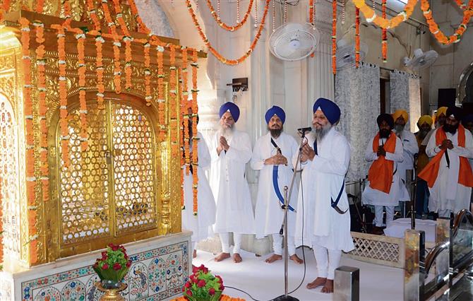 Bhog of ‘akhand path’ marks foundation day of Akal Takht