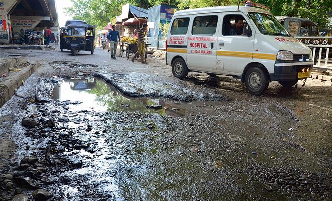Despite Rs 95 cr allocation, city road infra crumbling