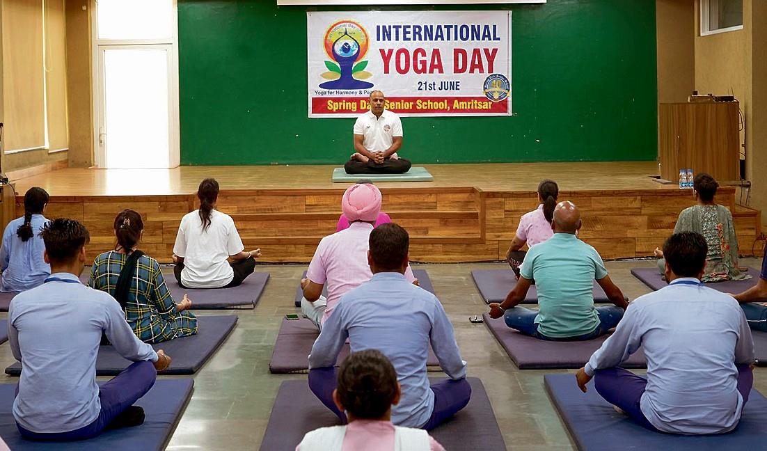 Yoga Day celebrated in virtual mode