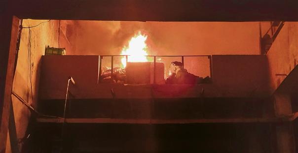 Fire breaks out in factory in Ludhiana