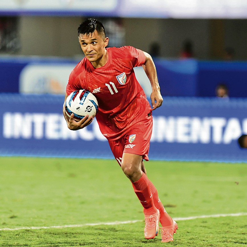Sunil Chhetri to the fore as India make it two out of two in Intercontinental Cup