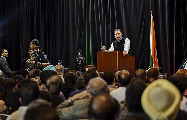 His disqualification from Lok Sabha has given him huge opportunity, Rahul Gandhi says in US