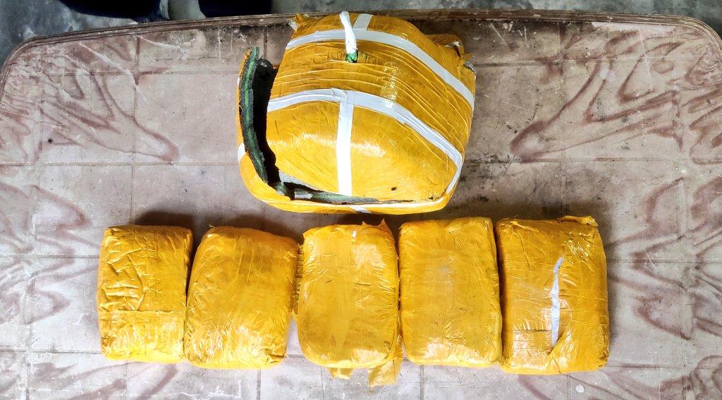 5.5 kg drugs dropped by drone seized near border in Amritsar sector