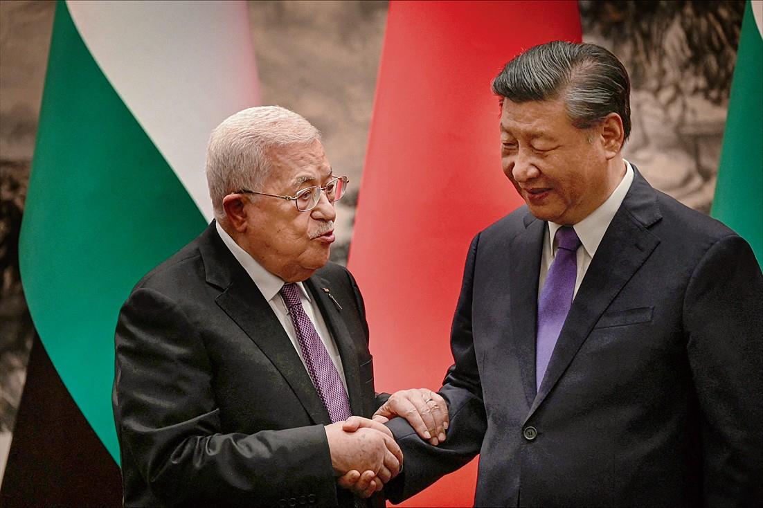 China, Palestine ink pact to upgrade ties
