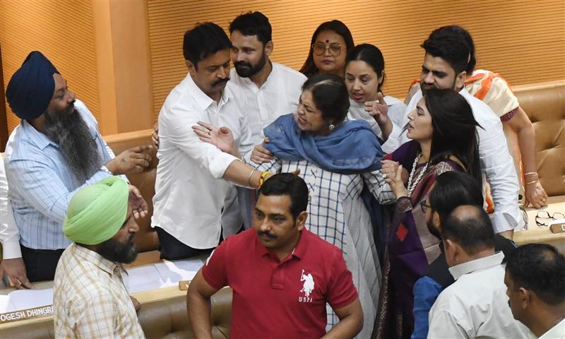 Chandigarh MC: AAP councillors suspended for a day for ‘abusing’ MP Kirron Kher, PM Modi