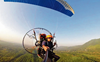 Motor paragliding trial held in Bhagolu