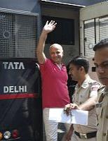 After Delhi High Court grants interim relief, Manish Sisodia reaches home to meet ailing wife