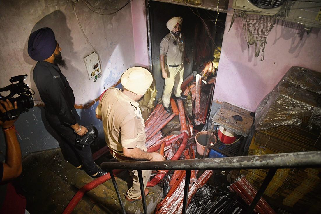Two girls die, three hurt in Chandigarh factory fire : The Tribune India