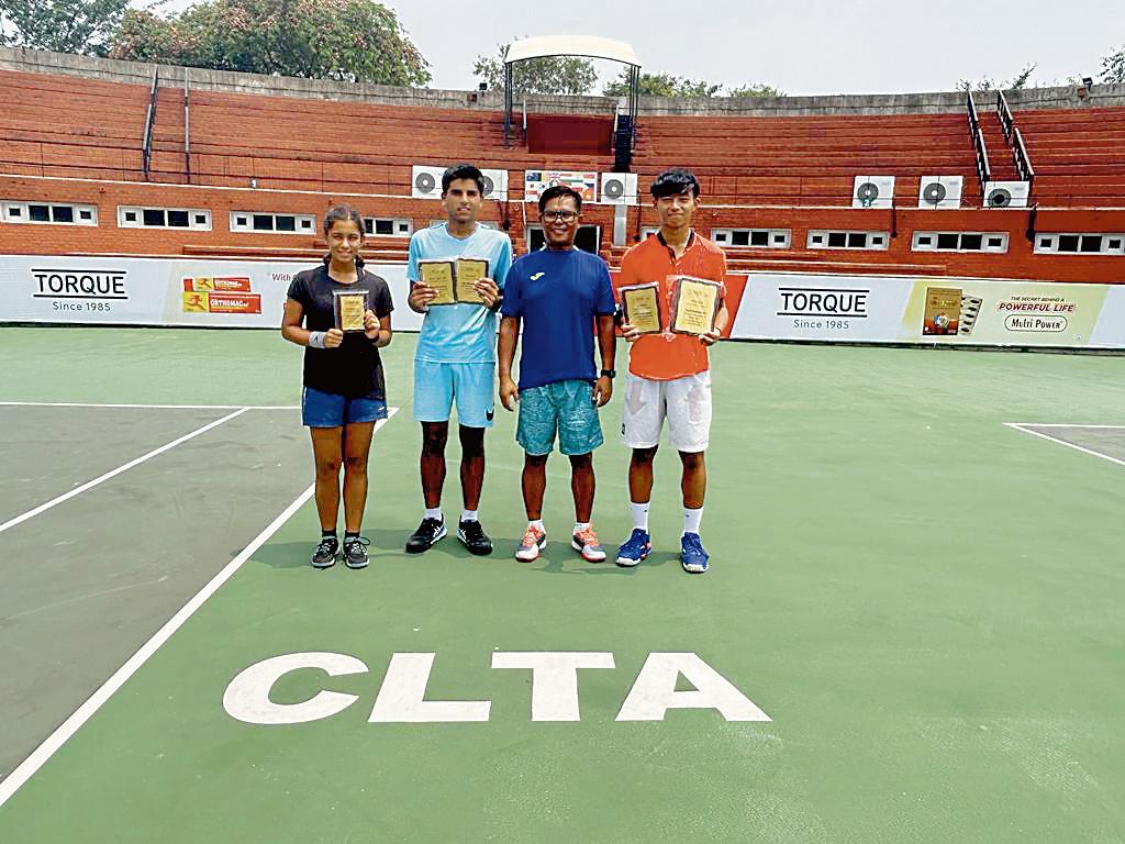 Double delight for top seed Ashwajit in tennis meet : The