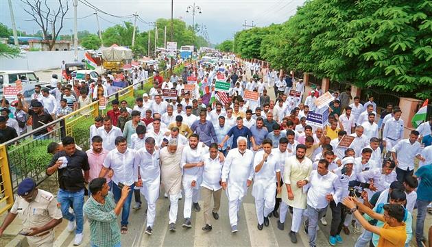 Over 3.5L CET candidates stare at bleak future, says Congress MP Deepender Hooda