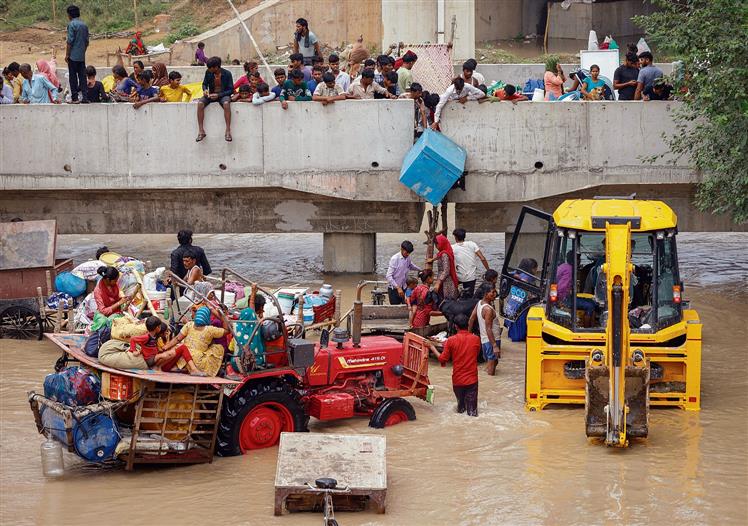 Yamuna at all-time high, Delhi on edge as low-lying areas flooded