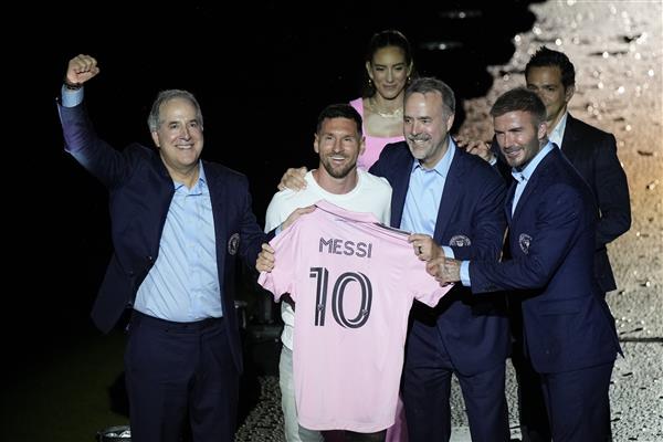 Lionel Messi introduced by Inter Miami and Major League Soccer