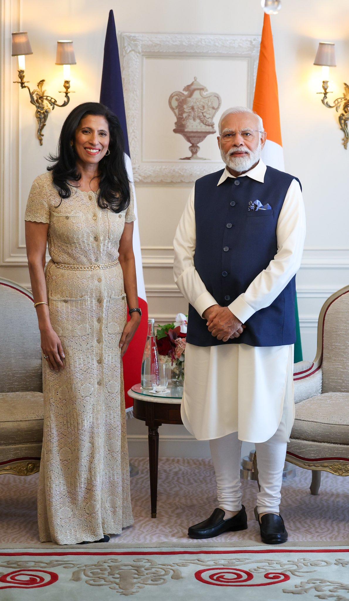 PM Modi talks khadi with Chanel CEO Leena Nair : The Tribune India