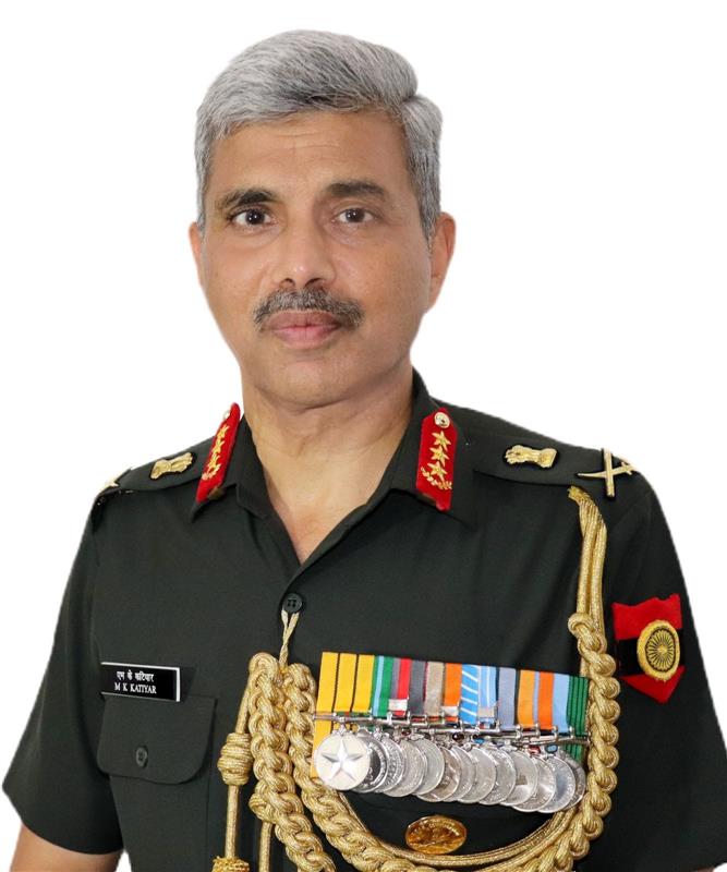 Lt Gen Manoj Katiyar assumes charge as Western Army Commander