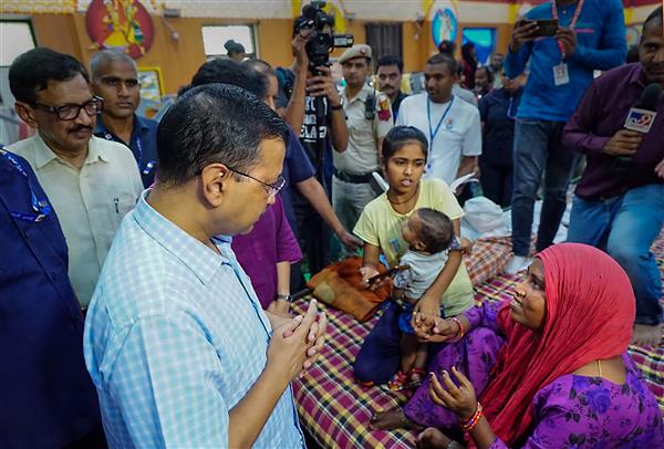 Delhi government to give financial aid of Rs 10,000 to flood-hit families