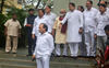 Ajit Pawar, other Maha NCP ministers meet Sharad Pawar in Mumbai