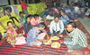 Relief camp for flood-affected