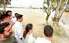 Deepender visits flood-hit villages