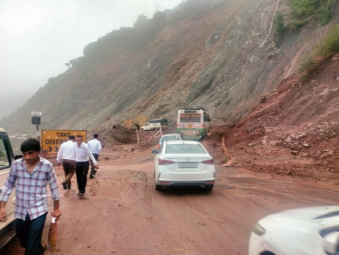 Delay in slope stability work on Parwanoo-Solan section of NH-5 pushes up project cost by 25%