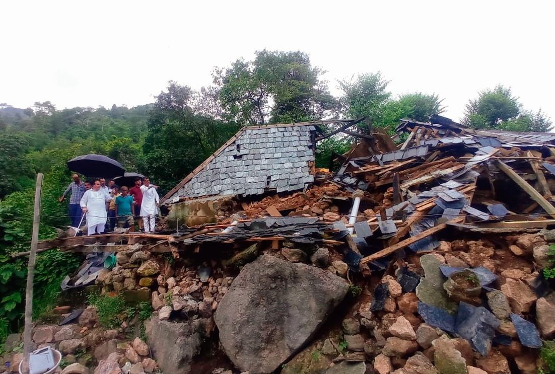 8 rain-hit families given shelter in govt buildings in Chamba district