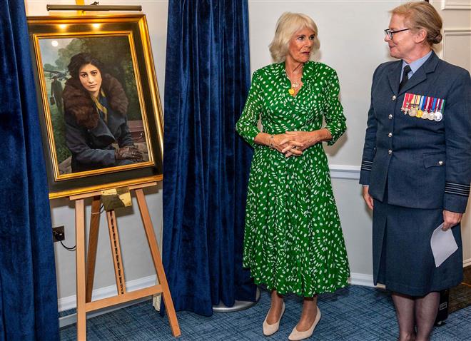 Queen Camilla unveils portrait of Indian-origin spy Noor Inayat Khan