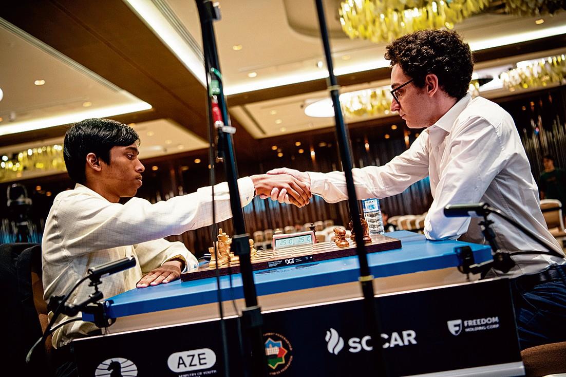 FIDE World Cup: R Praggnanandhaa beats Fabiano Caruana in