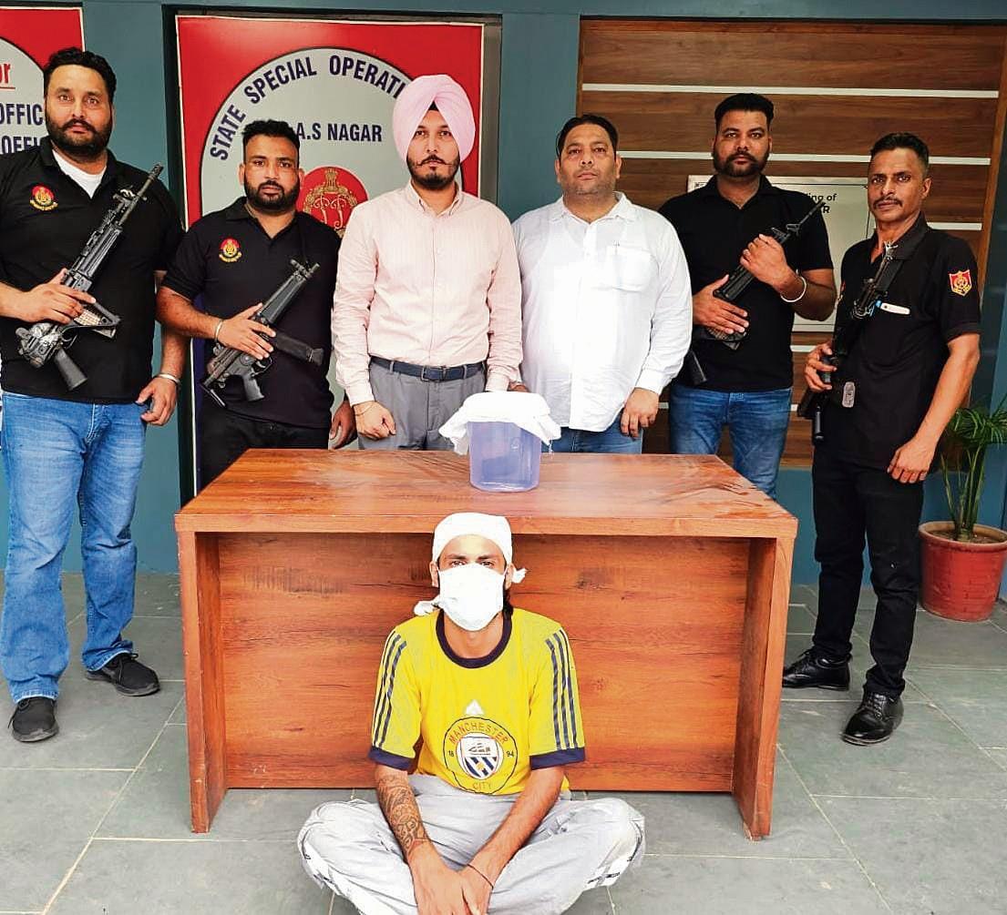 Member of Bambiha gang held with weapon