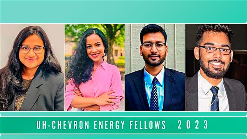Four Indian-origin graduates among eight Chevron Graduate Energy Fellows at University of Houston