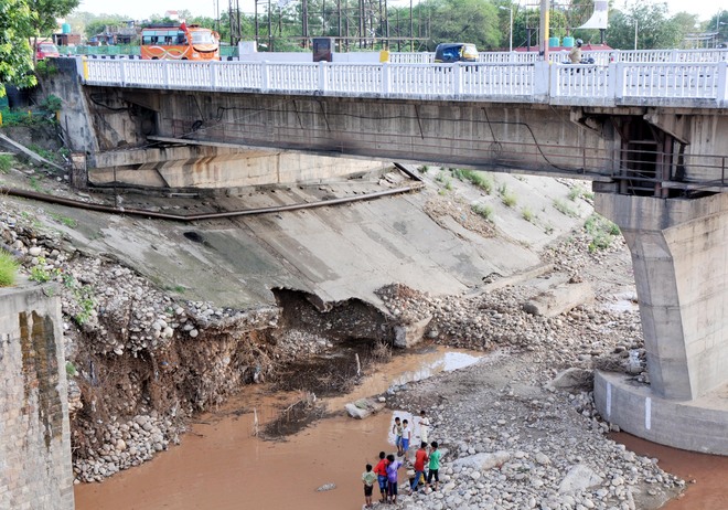 Change in water course damaged bridge: NHAI