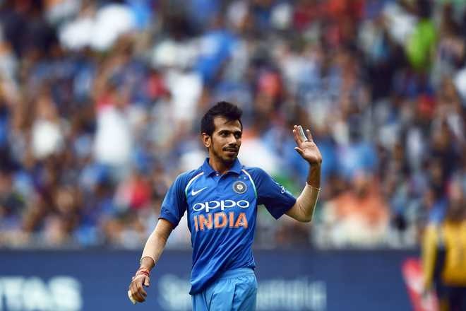 Embarrassing moments for Team India as Yuzi Chahal walks out to bat against Windies
