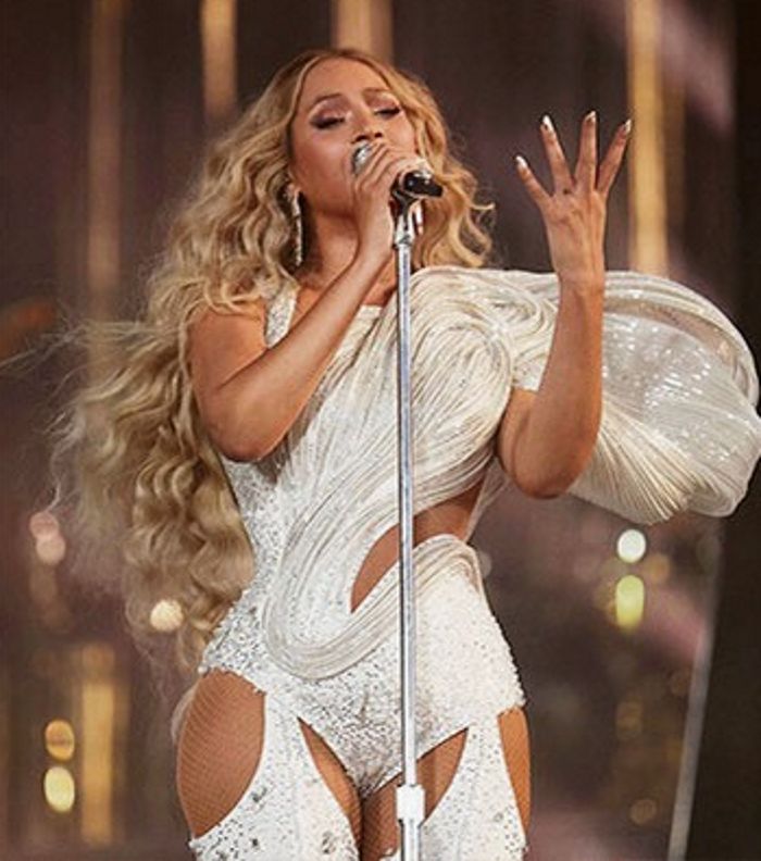 Singer Beyonce dons designer Gaurav Guptaâ€™s outfit during her Renaissance World Tour #Beyonce