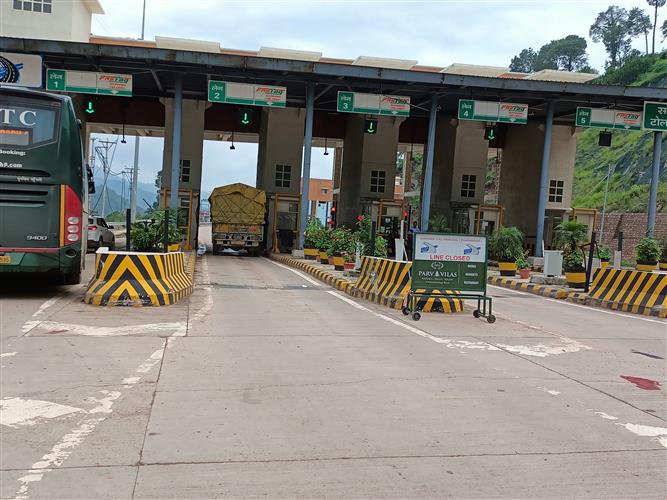 Toll collection begins again at Sanwara on Chandigarh-Shimla Highway