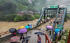 Pindar river in spate following heavy rain in Uttarakhand’s Chamoli; Tharali town faces threat of flood