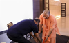 It is my habit to fall at the feet of a sanyasi or yogi, says Rajinikanth
