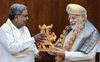 Karnataka CM Siddaramaiah meets PM Modi, 2 Union ministers