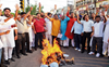 Mewat violence: VHP members protest, seek relief for activists, action against guilty