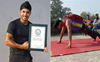 Punjab’s Amirtbir sets another Guinness World Record for pushups