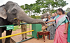 Prez visits ‘The Elephant Whisperers’ shooting site