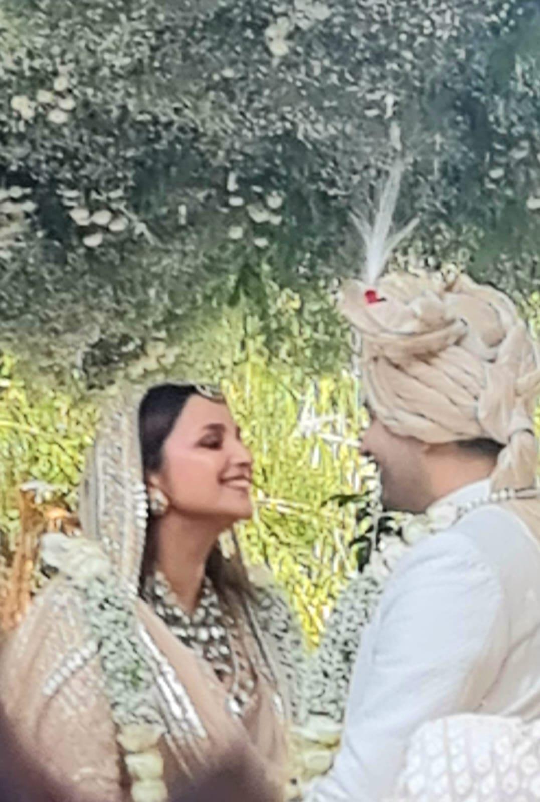First picture of Parineeti Chopra, Raghav Chadha as married couple surfaces online