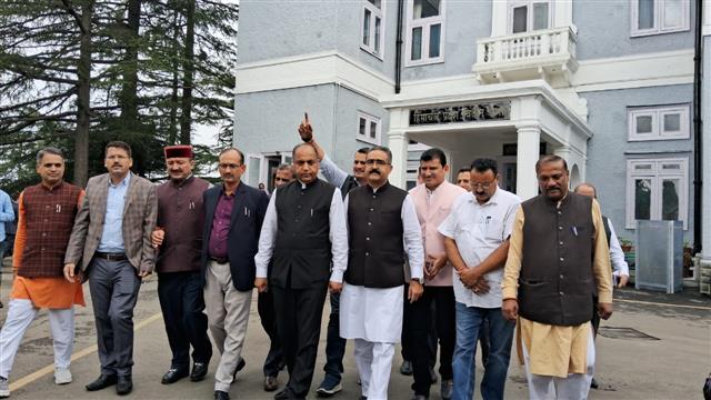 Monsoon session: BJP members stage walkout from Himachal Vidhan Sabha