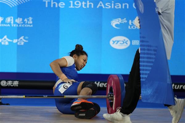 Mirabai Chanu’s Asian Games campaign ends in heartbreak, finishes 4th