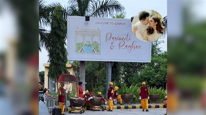 Raghav Chadha-Parineeti Chopra wedding: Blue tape on cameras, security net around Pichola, Udiapur welcomes the couple